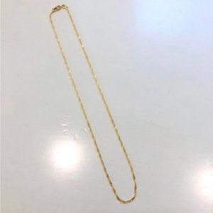 18” 18k gold filled necklace water wave